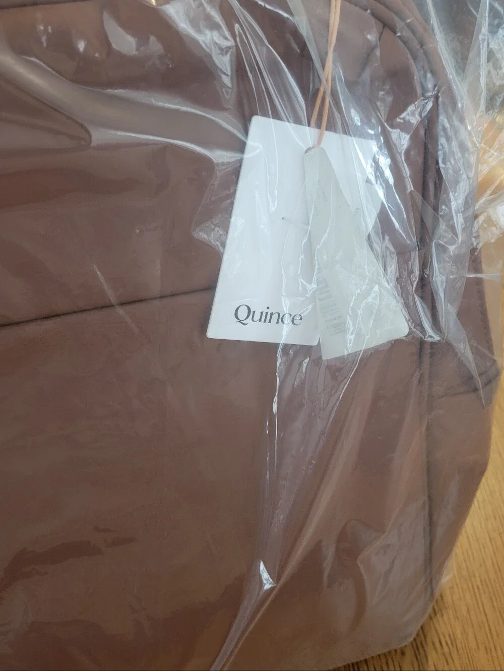 Quince Water-repellent Puff Commuter Backpack - Terracotta